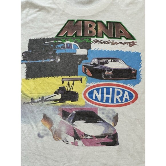 Vintage Y2K MBNA Motorsports NHRA Racing Tee - Picture 6 of 7